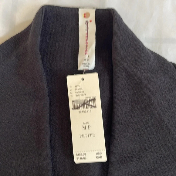 Anthropologie Daily Practice V-Neck Long Sleeve Knit Mini Dress Size MP - Picture 5 of 10